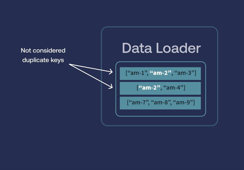 A diagram showing two amenity ids that are the same between two lists, but which are not considered duplicates